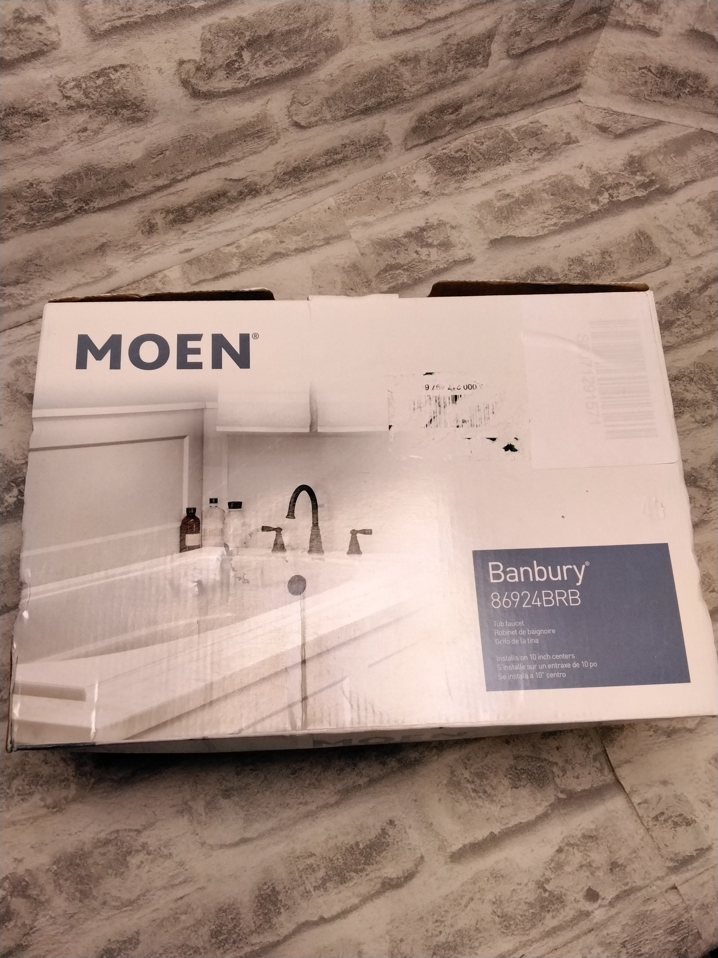Moen Banbury Two Handle Roman Tub Faucet, Mediterranean Bronze (86924BRB) (7645499687150)